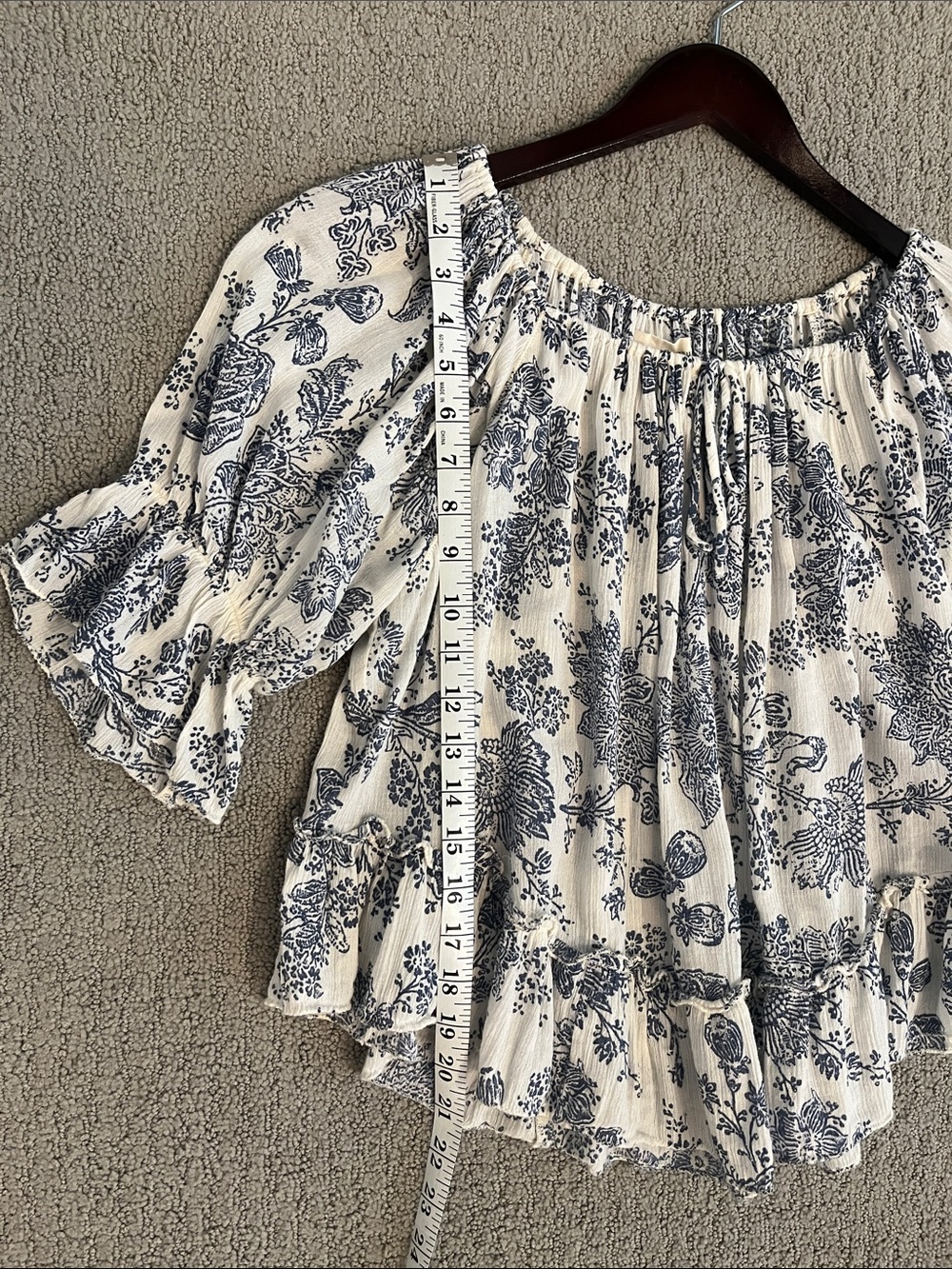 Women’s Denim & Supply Ralph Lauren Peasant Blouse - Picture 7 of 9